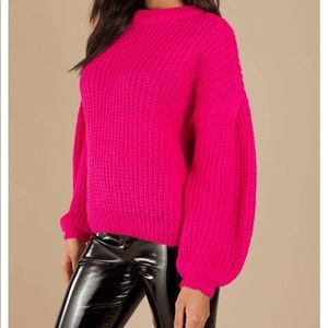 Bright Pink Sweater